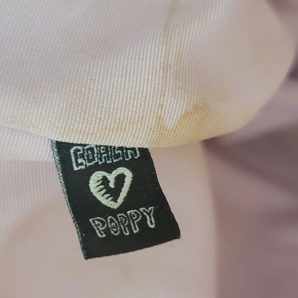 Coach Poppy Elegant Gold And Cream Designer Tote Bag - Picture 12 of 13